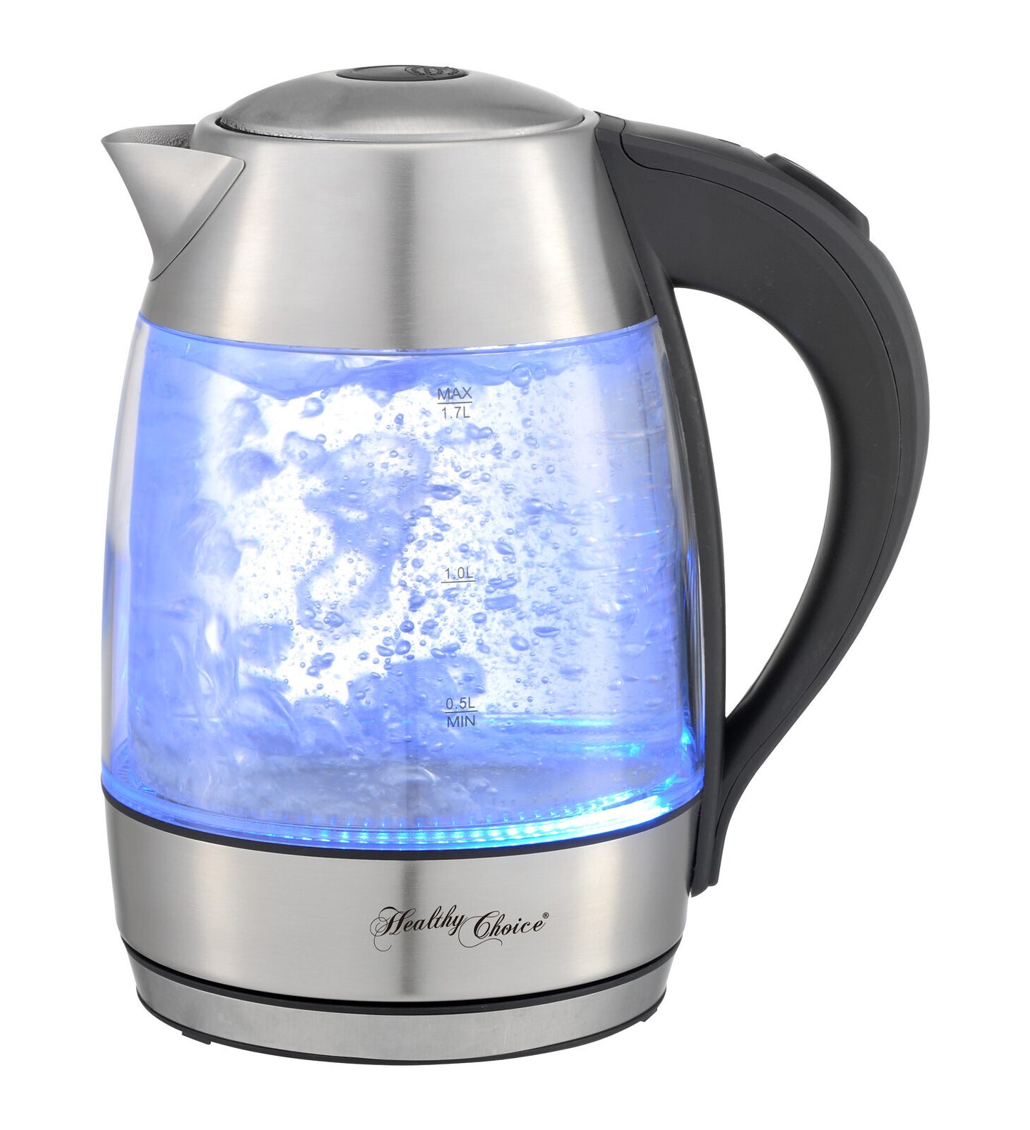 1.7 Litre Glass Kettle with 360 degrees Rotational Base - Homegrown - StoresHomegrown - StoresV196 - GK700