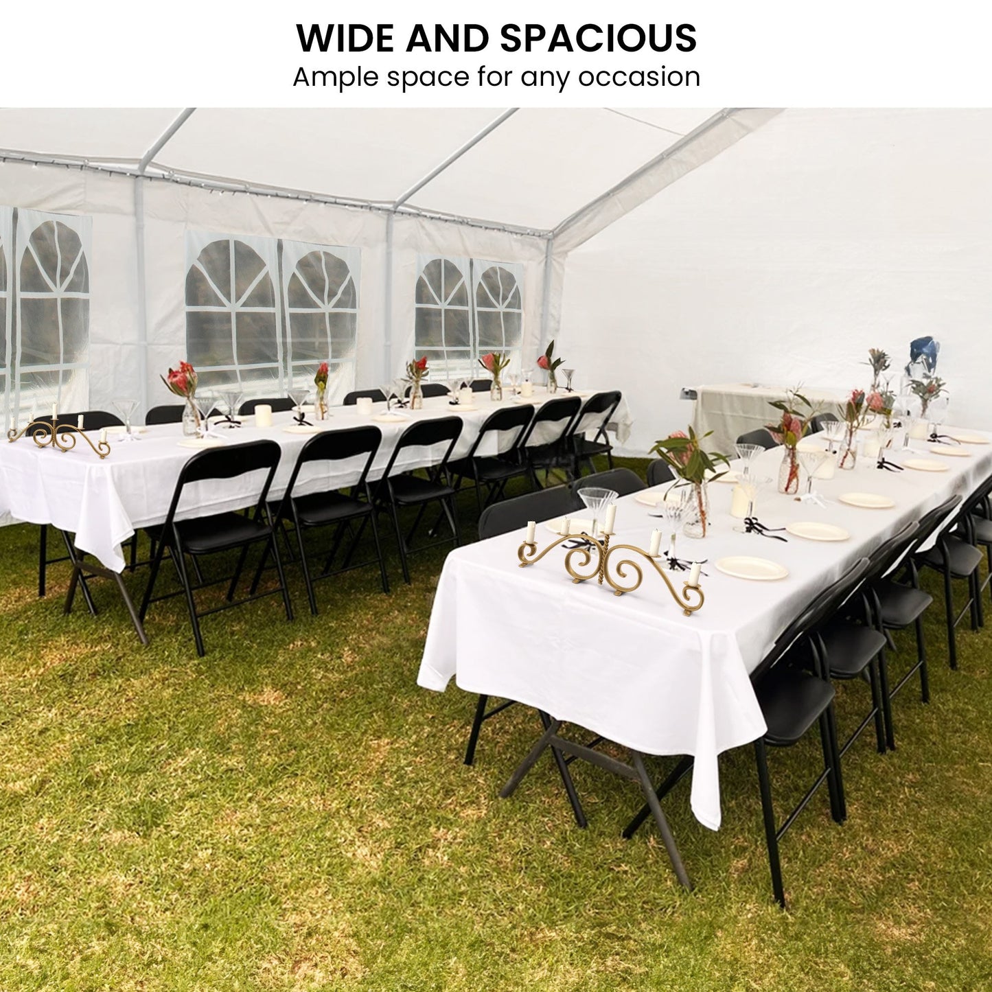 Wallaroo 12m x 6m outdoor event marquee carport tent - Homegrown - StoresHomegrown - StoresV240 - GAZ - CPT - 612