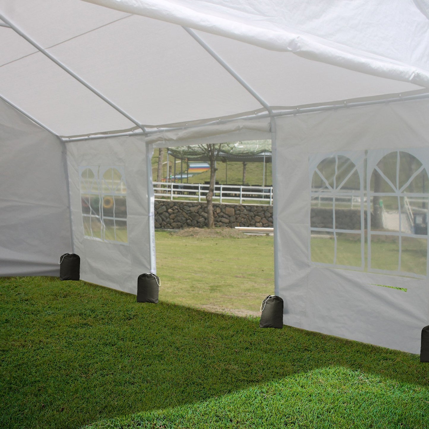 Wallaroo 12m x 6m outdoor event marquee carport tent - Homegrown - StoresHomegrown - StoresV240 - GAZ - CPT - 612