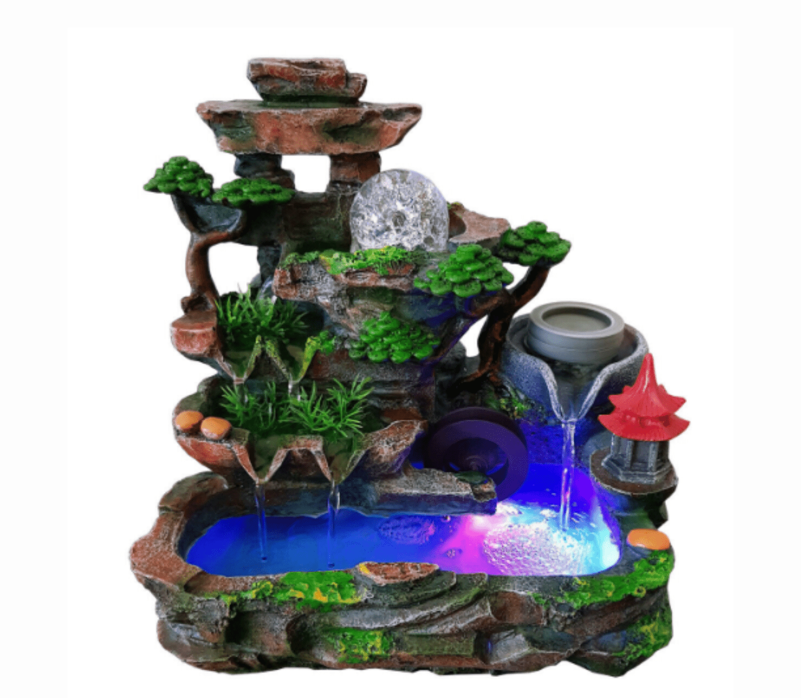 Calming Fountain Water Feature Ornament Home Decor Relaxing Soothing Indoor - Homegrown - StoresHomegrown - Stores1229