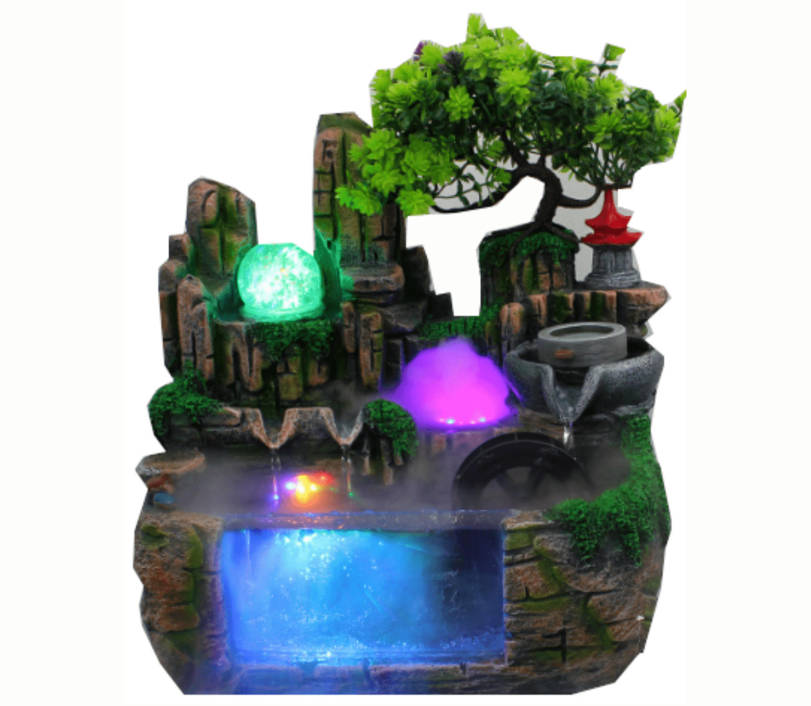 Calming Fountain Water Feature Ornament Home Decor Relaxing Soothing Indoor - Homegrown - StoresHomegrown - Stores1229