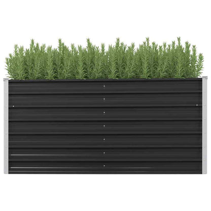 45730 Garden Raised Bed Anthracite 160x40x77 cm Galvanised Steel - Homegrown - StoresHomegrown - Stores45730