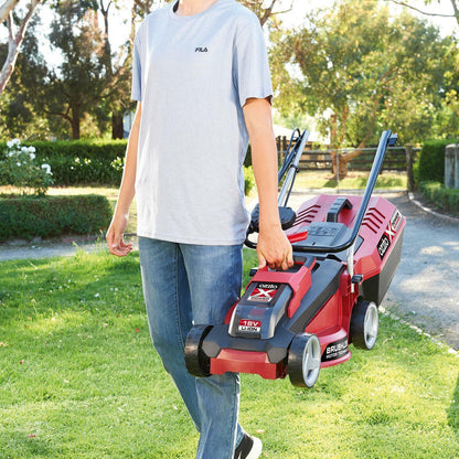 Cordless Lawn Mower Ozito PXC 18V Brushless Motor Grass Trimmer Battery Charger