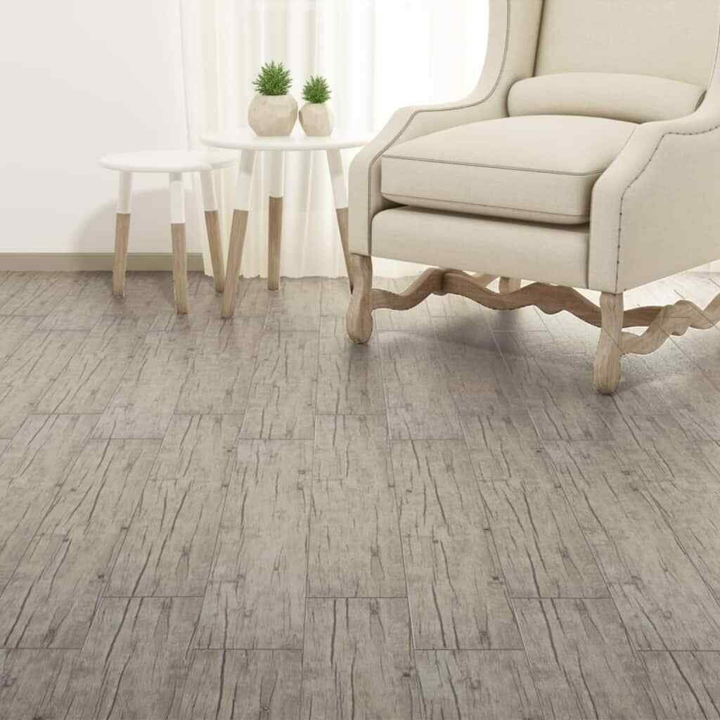 Self - adhesive PVC Flooring Planks 5.02 m² 2 mm Oak Washed - Homegrown - StoresHomegrown - Stores245171