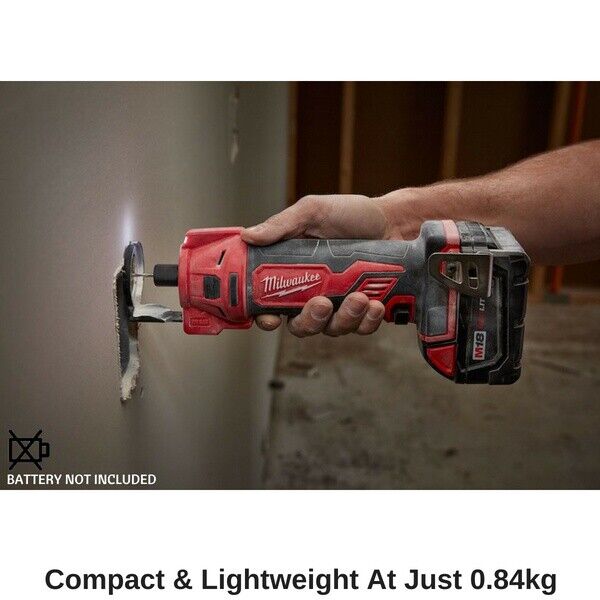 Milwaukee 18v Cordless Cut Out Tool Compact Dry Wall Rotary 4 Pole Skin M18BCT-0