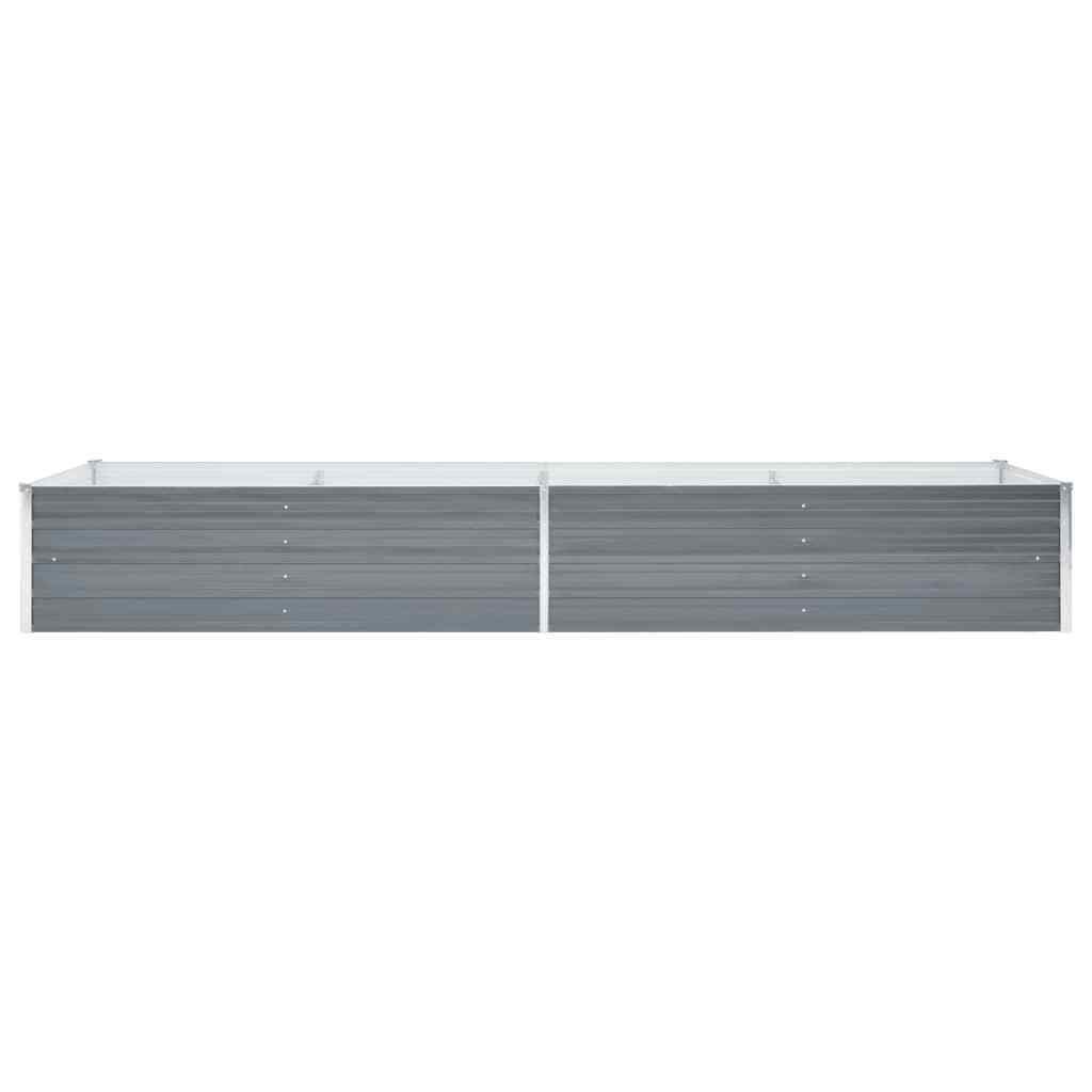vidaXL Garden Raised Bed Galvanised Steel 320x80x45 cm Grey - Homegrown - StoresHomegrown - Stores44846