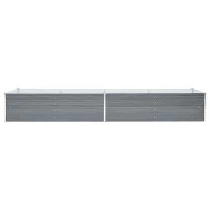 vidaXL Garden Raised Bed Galvanised Steel 320x80x45 cm Grey - Homegrown - StoresHomegrown - Stores44846