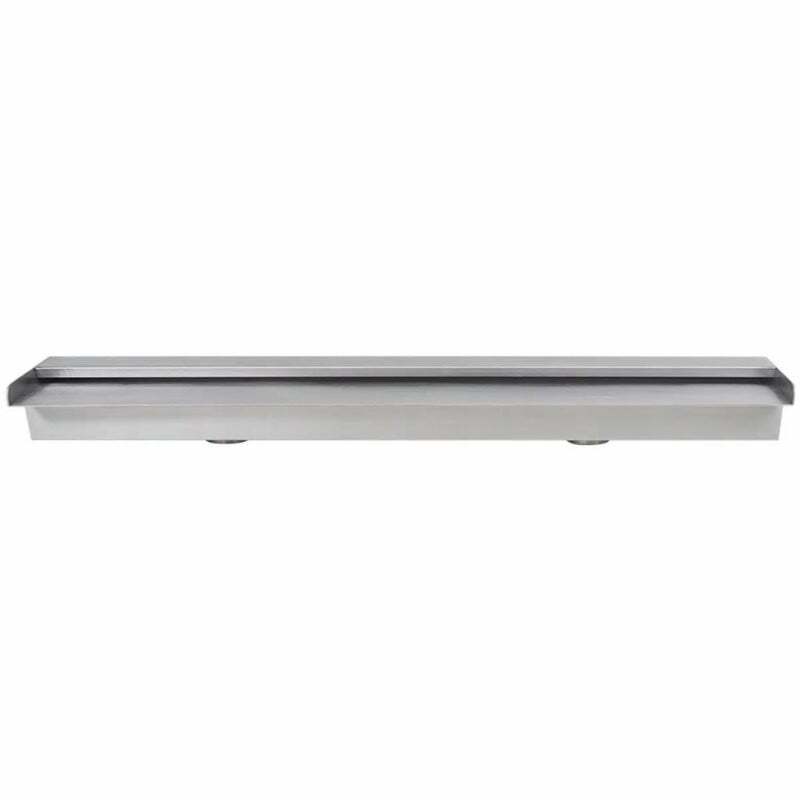 90cm Garden Rectangular Stainless Steel Waterfall Pool Pond Water Flow Fountain - Homegrown - StoresHomegrown - Stores41668