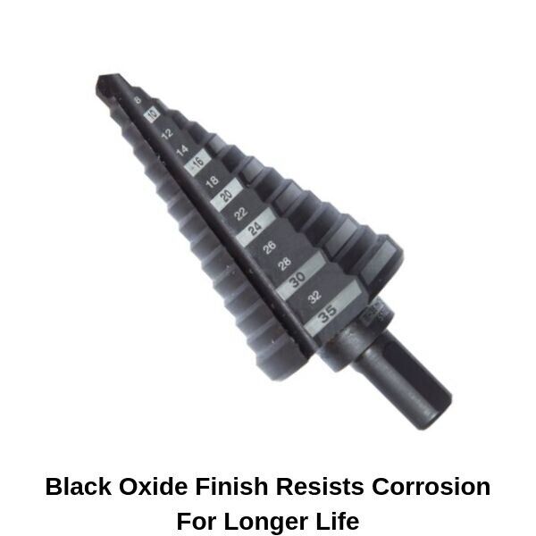 Milwaukee 48899399 Metric Step Drill Bit Set 3 Piece Stepped Bits 48-89-9399