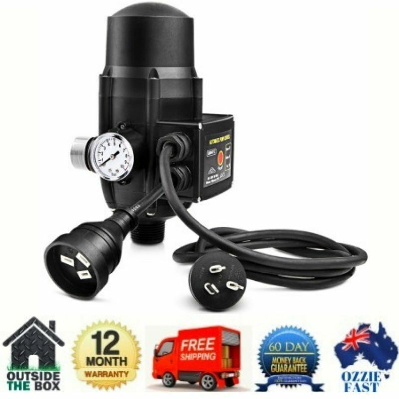 Giantz Adjustable Pressure Control Switch Electric Automatic Water Pump Garden