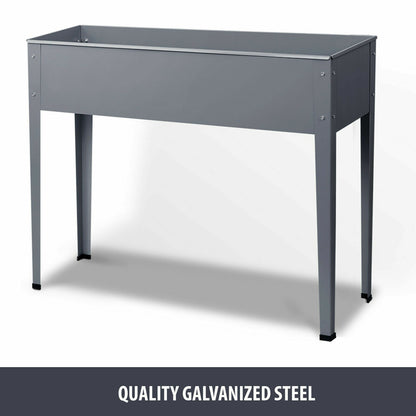 Greenfingers Garden Bed 100X80X30CM Galvanised Steel Raised Planter Standing Box