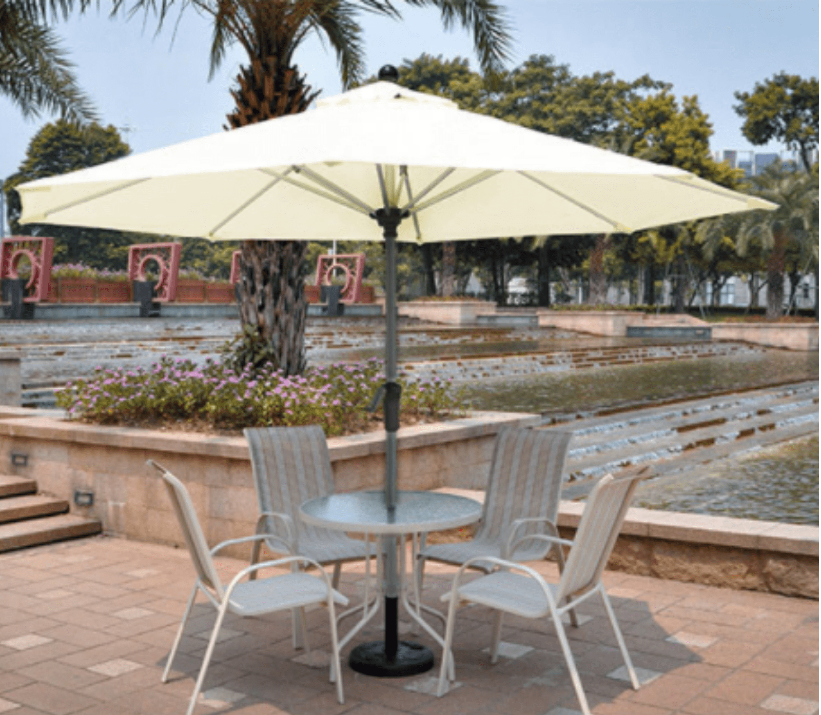 Outdoor Umbrella Large 3M Round Garden Patio Deck Parasol Canopy Shade Beach - Homegrown - StoresHomegrown - Stores7909 - G