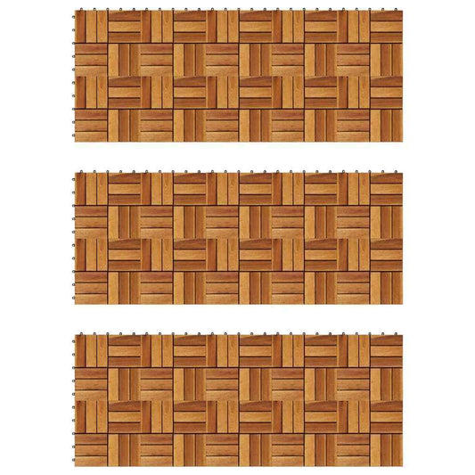 Decking Tiles 30 x 30 cm Acacia Set of 30 - Homegrown - StoresHomegrown - Stores271793