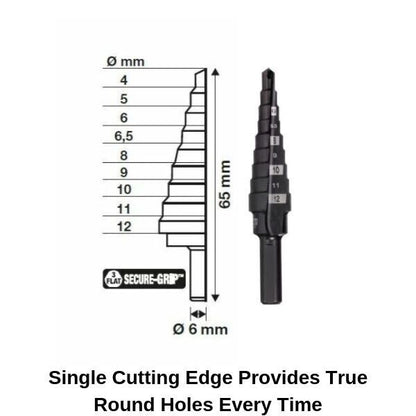 Milwaukee 48899399 Metric Step Drill Bit Set 3 Piece Stepped Bits 48-89-9399