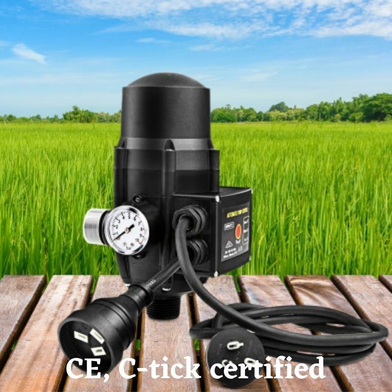 Giantz Adjustable Pressure Control Switch Electric Automatic Water Pump Garden