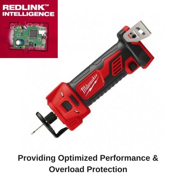 Milwaukee 18v Cordless Cut Out Tool Compact Dry Wall Rotary 4 Pole Skin M18BCT-0