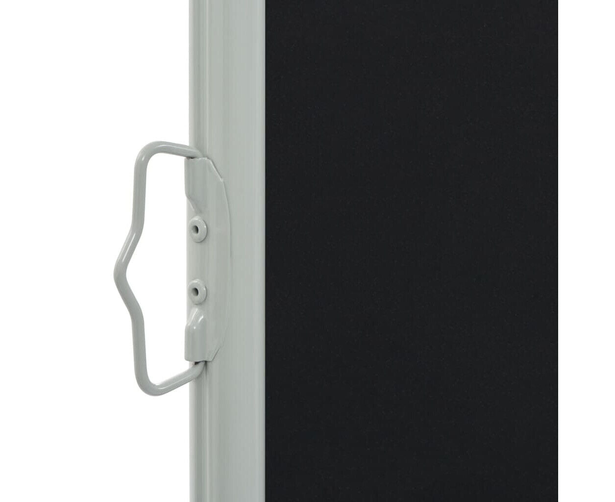 Terrace Patio Retractable Side Awning 140x300cm Black Garden Terrace Screen