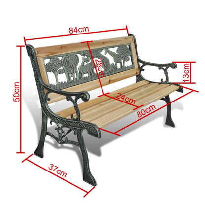 Garden Bench Wooden Park Seat Patio Porch Seating Loveseat Outdoor Furniture - Homegrown - StoresHomegrown - Stores41013