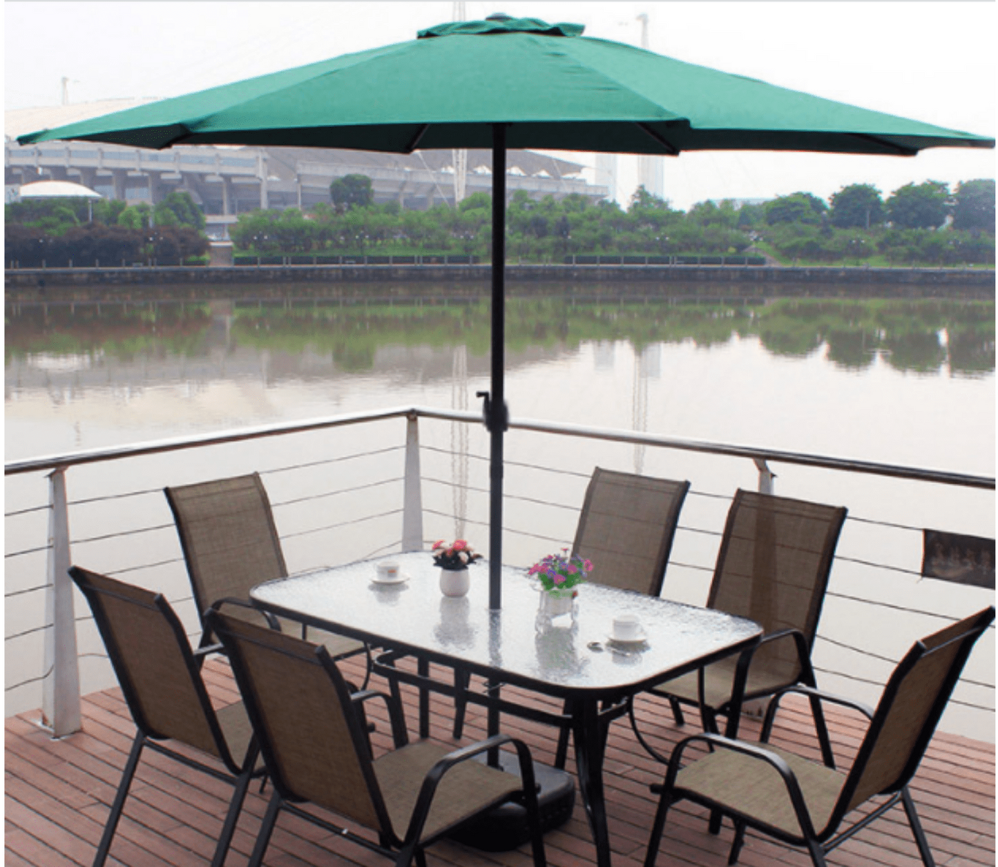 Outdoor Umbrella Large 3M Round Garden Patio Deck Parasol Canopy Shade Beach - Homegrown - StoresHomegrown - Stores7909 - G