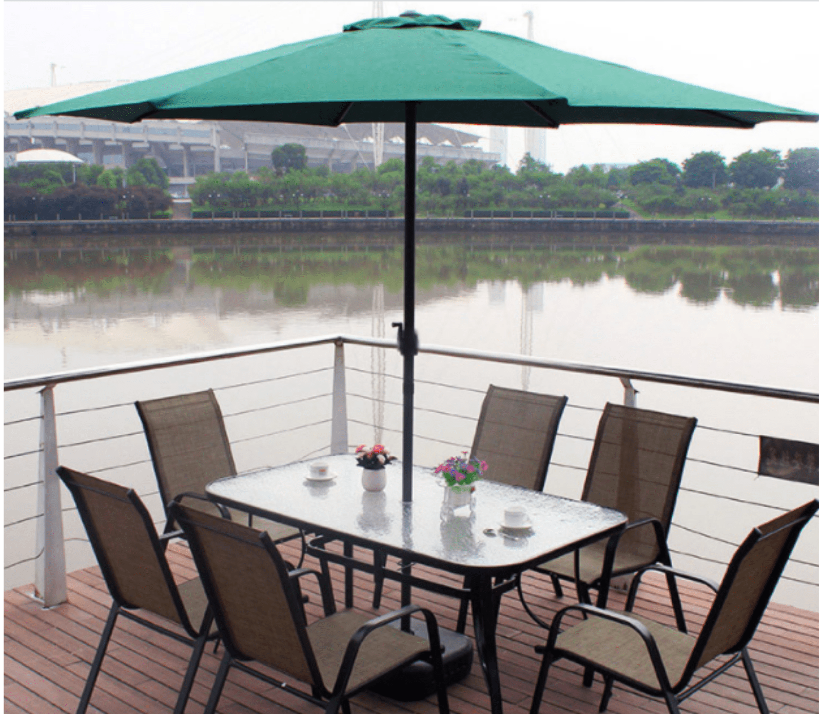 Outdoor Umbrella Large 3M Round Garden Patio Deck Parasol Canopy Shade Beach - Homegrown - StoresHomegrown - Stores7909 - G