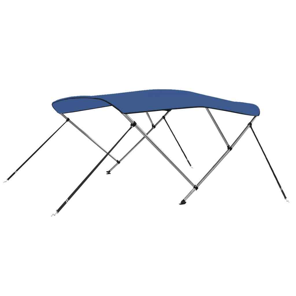 3 Bow Bimini Top Blue Canopy Boat Shade Shield Vehicle Storage Cover - Homegrown - StoresHomegrown - Stores92366