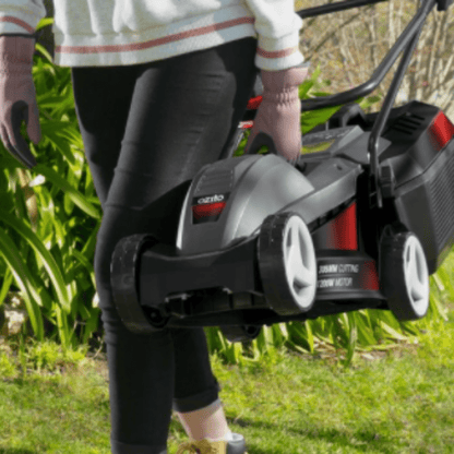 Ozito 1200W 305mm Electric Portable Lawn Mower + Grass Catcher Garden Tool - Homegrown - StoresHomegrown - StoresELM - 1230