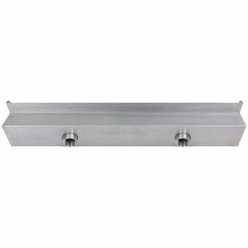 90cm Garden Rectangular Stainless Steel Waterfall Pool Pond Water Flow Fountain - Homegrown - StoresHomegrown - Stores41668