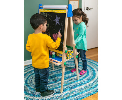 Crayola Kids Art Easel Drawing Board Magnetic Whiteboard Chalkboard Paper Roll