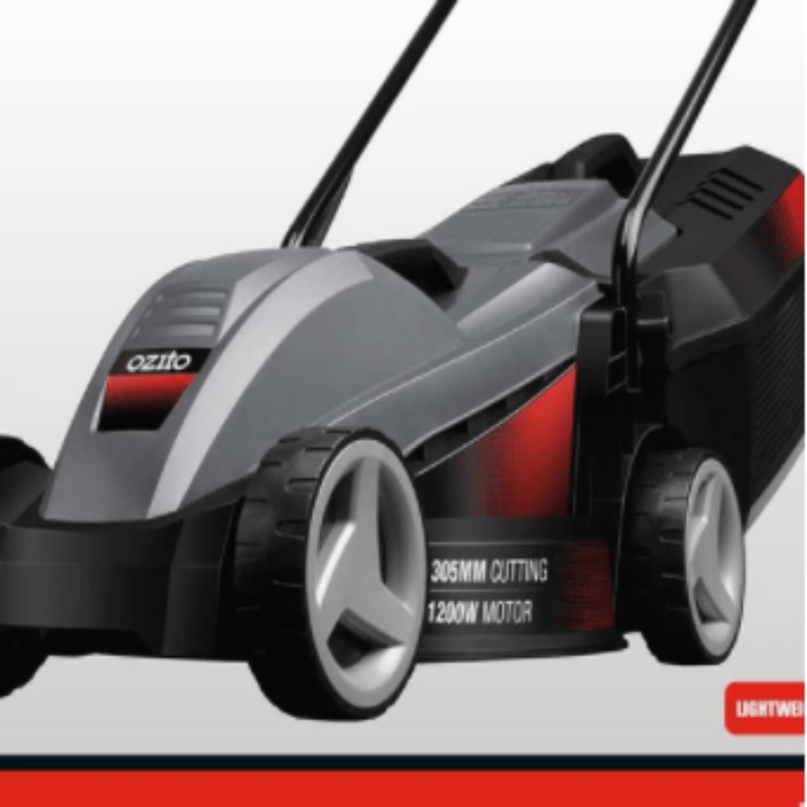Ozito 1200W 305mm Electric Portable Lawn Mower + Grass Catcher Garden Tool - Homegrown - StoresHomegrown - StoresELM - 1230