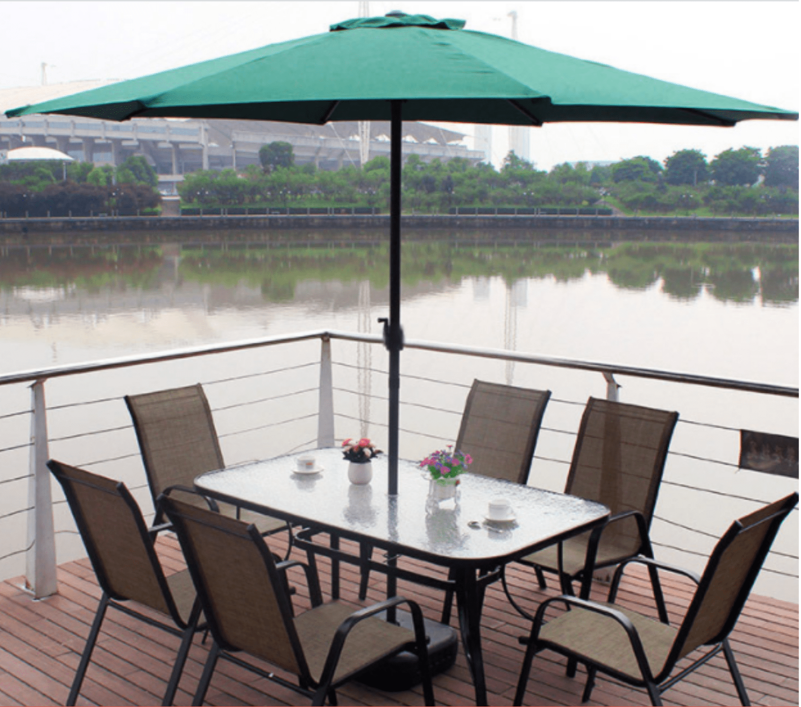 Outdoor Umbrella Large 3M Round Garden Patio Deck Parasol Canopy Shade Beach - Homegrown - StoresHomegrown - Stores7909 - G