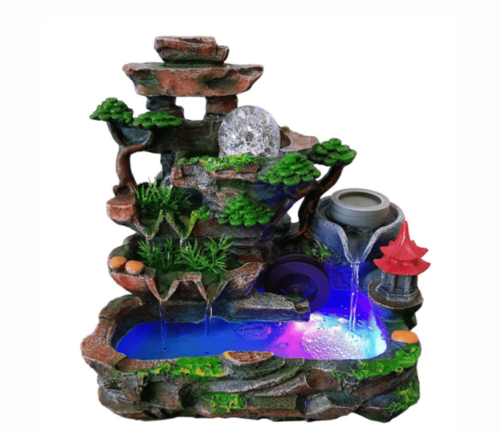 Calming Fountain Water Feature Ornament Home Decor Relaxing Soothing Indoor - Homegrown - StoresHomegrown - Stores12022