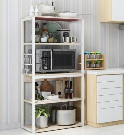 5 Tier Microwave Kitchen Multi Storage Shelves Shelf Racks Utensils Organiser