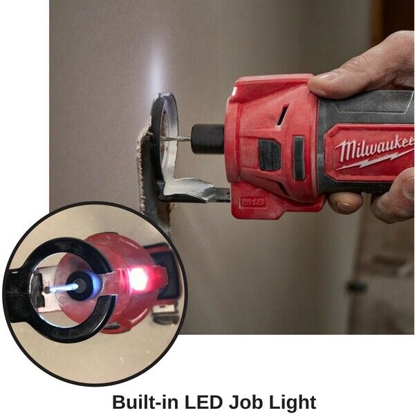 Milwaukee 18v Cordless Cut Out Tool Compact Dry Wall Rotary 4 Pole Skin M18BCT-0
