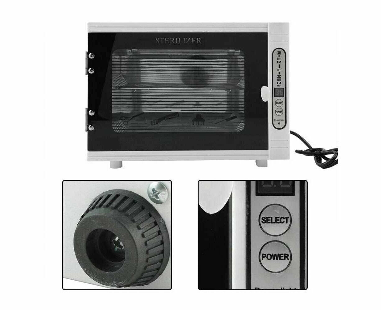 10L UV Steriliser Box Beauty Equipment Sanitising Salon Nail Tools Sterilizer