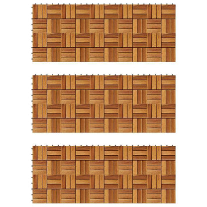 Decking Tiles 30 x 30 cm Acacia Set of 30 - Homegrown - StoresHomegrown - Stores271793