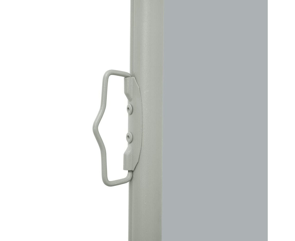 Terrace Patio Retractable Sunshade Side Awning Privacy Screen Grey 100x300cm