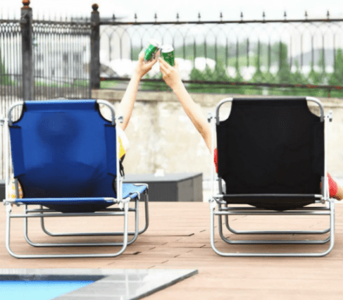 Outdoor Folding Sun Lounge Bed Shade Beach Pool Portable Reclining Chair Canopy - Homegrown - StoresHomegrown - Stores41197