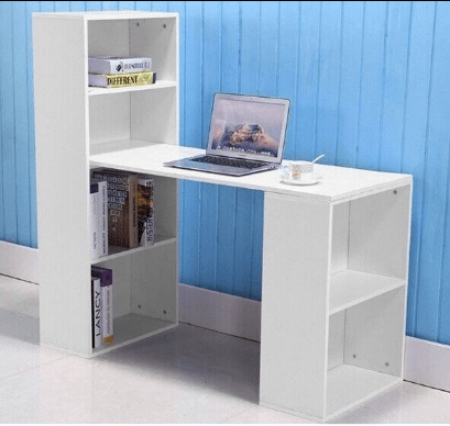Study Office Storage Desk Student Workstation Home Study Computer Laptop Table HC019 - W