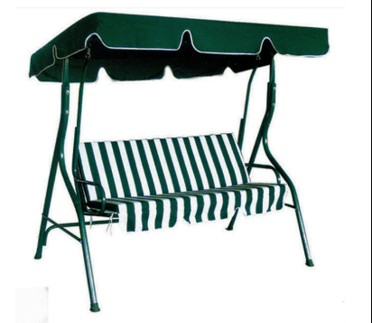 3 Seater Outdoor Hanging Swing Chair Hammock Garden Canopy Bench Seat Cushion 7211 - B