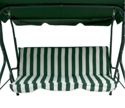 3 Seater Outdoor Hanging Swing Chair Hammock Garden Canopy Bench Seat Cushion 7211 - B