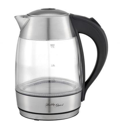 1.7 Litre Glass Kettle with 360 degrees Rotational Base - Homegrown - StoresHomegrown - StoresV196 - GK700