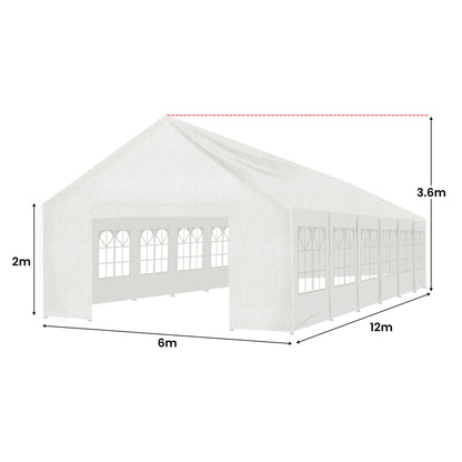 Wallaroo 12m x 6m outdoor event marquee carport tent - Homegrown - StoresHomegrown - StoresV240 - GAZ - CPT - 612